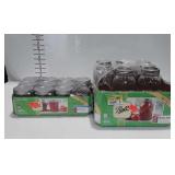 Ball Glass Jars, 10 Half Pint, 8 Quart Sizes, all