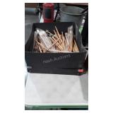 Drum Sticks, Container with large assorted