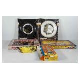 Games, includes Frisbee discs, Parcheesi, Schitts