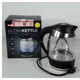 Ultra kettle with box, powers on, Seller code J9
