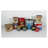 Advertising tins, includes Bazooka bubble gum,