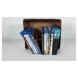 Blu-ray movies, includes Jurassic Park, A River