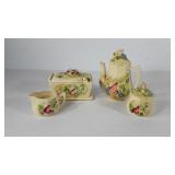 Ceramic group, marked hand painted Tilso Japan,