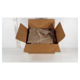 Packing material, box of paper backed bubble wrap