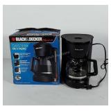 Black and Decker five cup coffee maker with box,