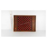 Wooden chess board, 30" × 22", seller cpde xc