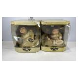 Two dolls, collectible memories porcelain