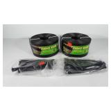 Lawn and garden supplies, includes two rolls of