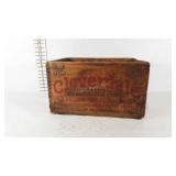 Wooden Cloverdale drinks crate, 19" × 12" × 11"