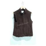 Pendleton sheared lamb leather vest, size medium
