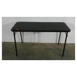 4 ft. folding table, black