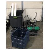 Skid lot telescopes missing parts, folding