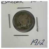 1912 barber dime