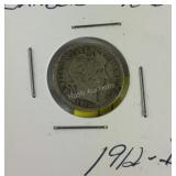 1912-D barber dime