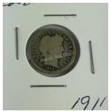 1911 barber dime