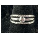 Sterling silver size 5 ring