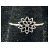 Sterling silver size 10 mandala ring