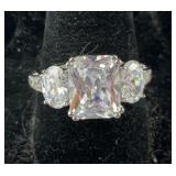 Size 8 Sterling 3.4ct Lustro Stella AAA premium