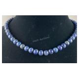 18 inch Lapis Lazuli 8mm beaded 225ct necklace