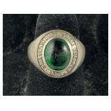 Sterling silver class ring, Shippenburg State