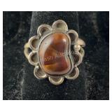 Sterling silver ring with stone size 7