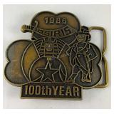 1986 Osiris 100 Year Belt Buckle - Made in USA