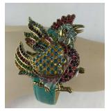 Heidi Daus Multi-Stone Rooster Watch