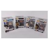 Four Funko Pops, two from Mass Effect, one from