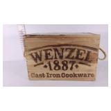 Wenzel 1887 Cast Iron Cookware advertising create