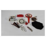 Trinket group, noise maker, souvenir pictures,