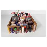 Cosmetics. Lipsticks, concealer,  powder, most in