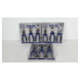 Three sets of Camco Tools 3 piece plier sets, new