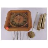 Schneckenbecher clock, includes weights and