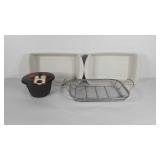 Bakeware, steamed pudding mold, 10xq4 casseroles
