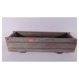 Wooden crate, 24 x 7 x 6