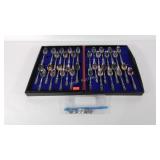 Presidential collectors spoons,  two missing,