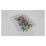 Bag of marbles with a couple of shootes