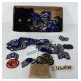 Military Patches and First Field Dressing Kit