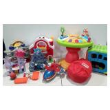 Toys, activity centers, plane and more