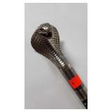 Cobra head cane, 35" and heavier than usual