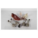 Shoe trees, forms and a Sears horn