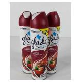Glade apple cinnamon air freshner spray, three 8