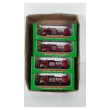 4 Hess Miniature Fire Trucks. 1999,