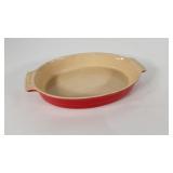 Le Creuset enameled stoneware 10x14 casserole