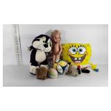 Toys, stuffed animals,  plush Sponge Bob, doll