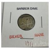 1911 barber dime