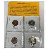 Proof set of coins