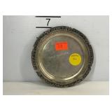 800 silver trivet plate 21781 6in dia
