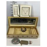 Jewelry box with initially you jewelry  and belt