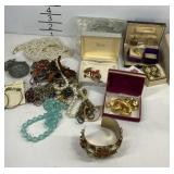Costume jewelry, brooches, cuffLinks etc